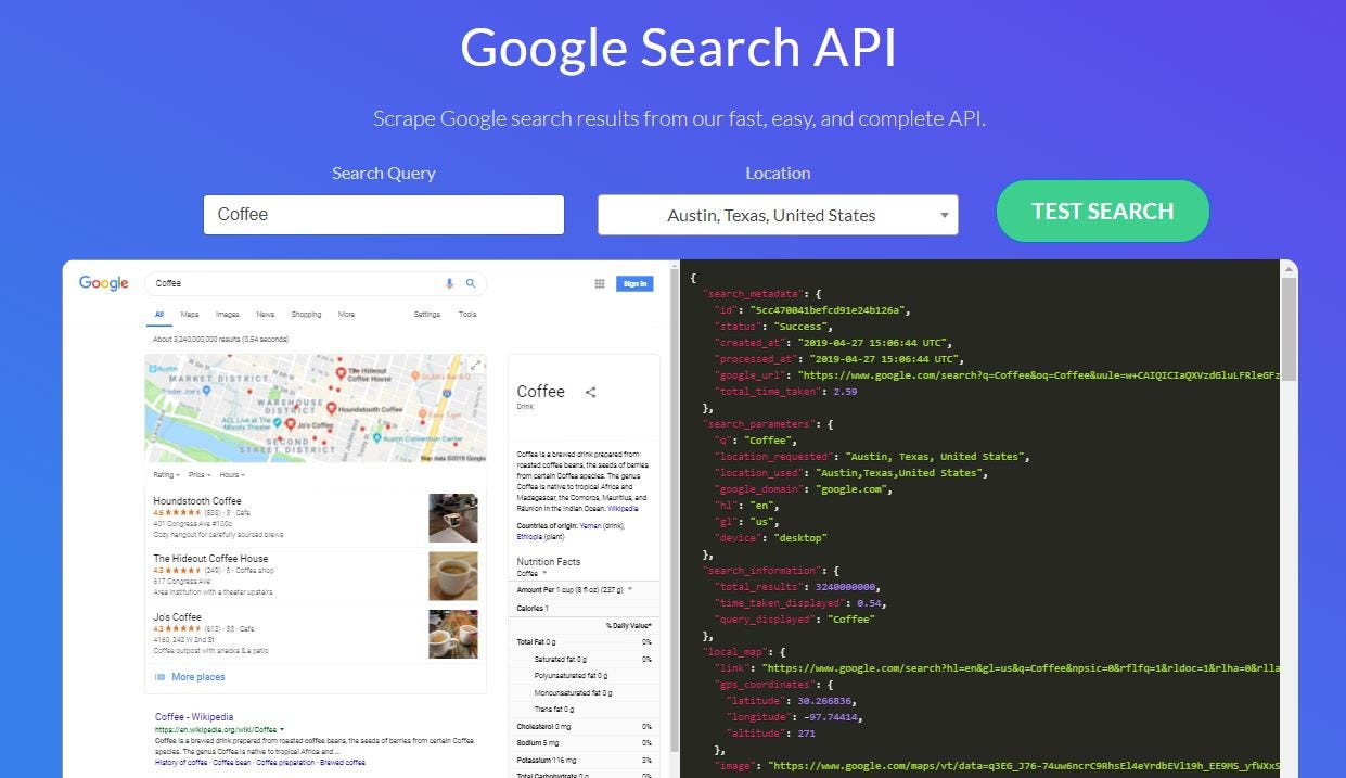 api serp