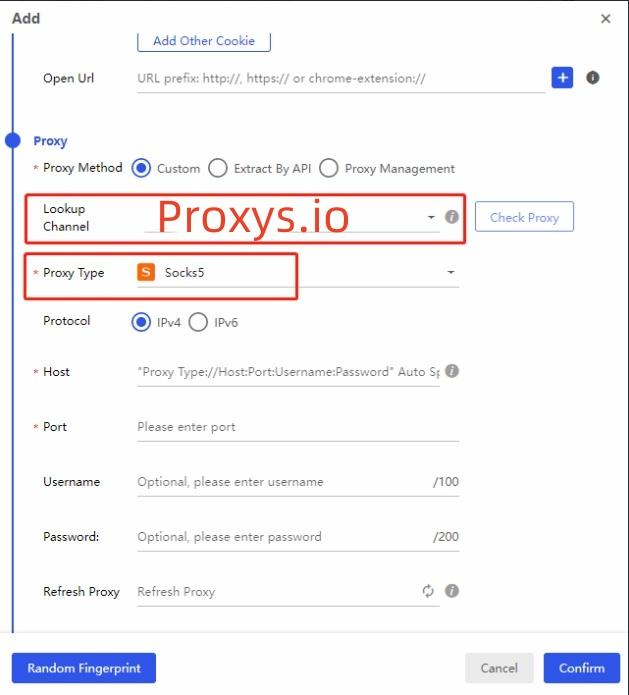 proxy in browser