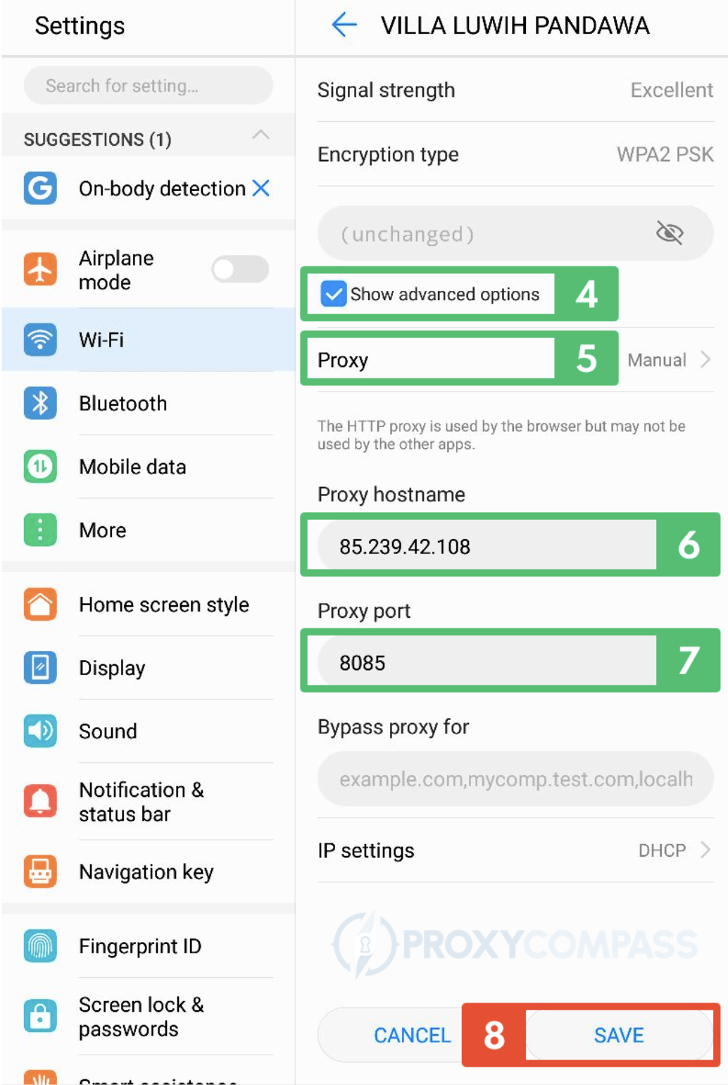Proxy troubleshooting steps