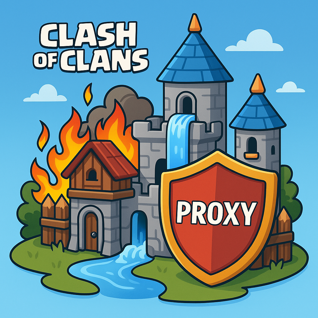 прокси для Clash of Clans