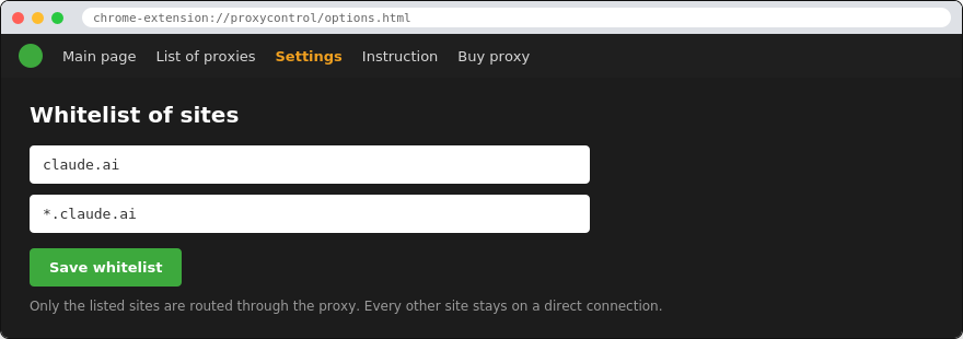 Proxy infrastructure for AI