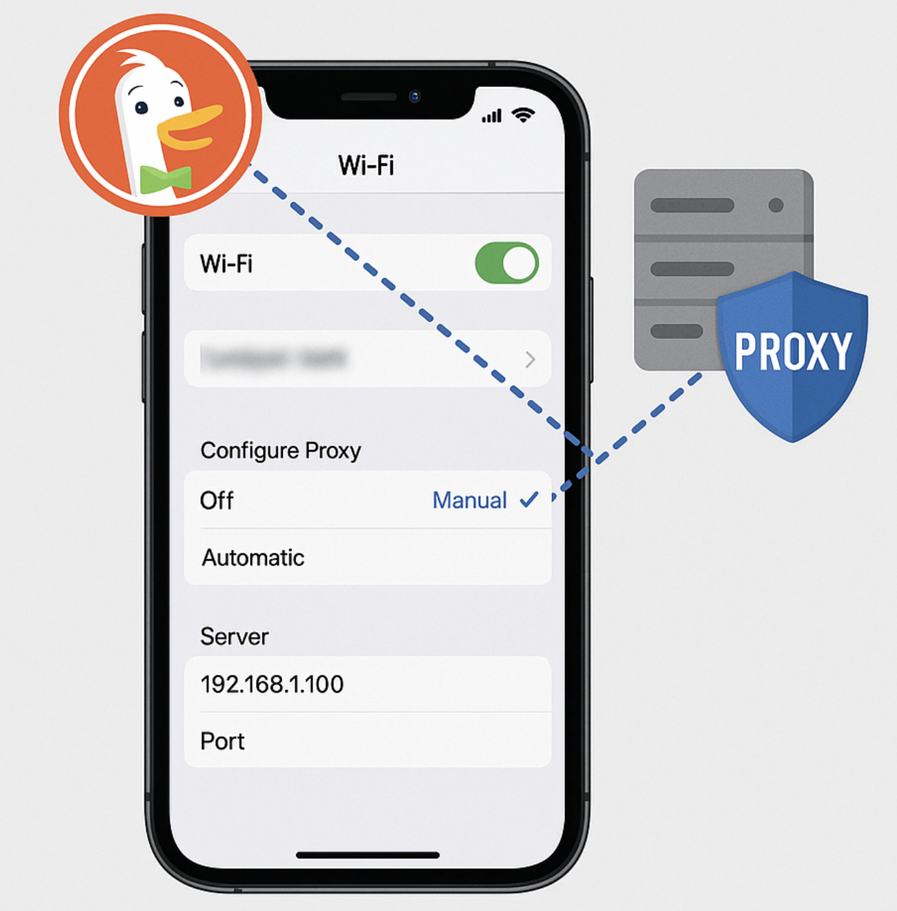 proxy in DuckDuckGo