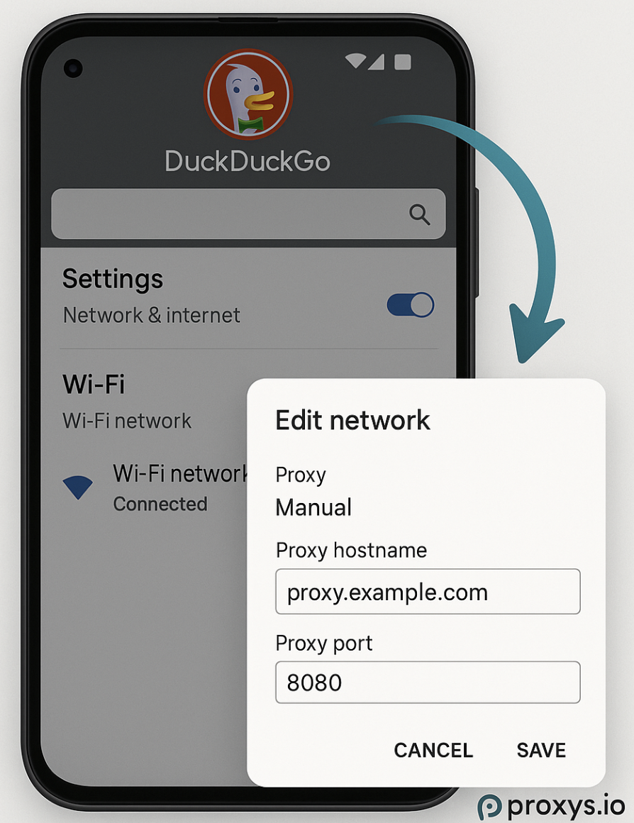 DuckDuckGo on android