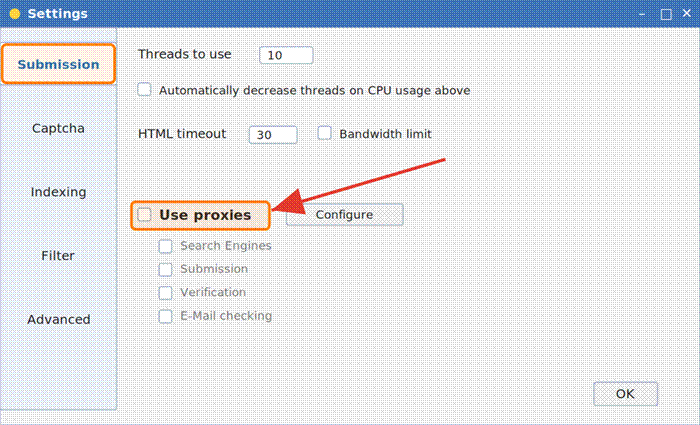SEO automation tool setup