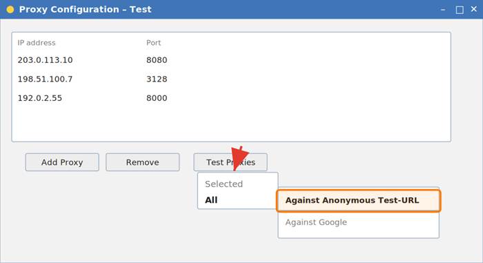 SEO link building with proxies