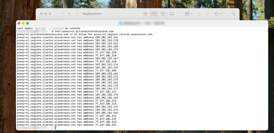 Entering SOCKS5 proxy credentials