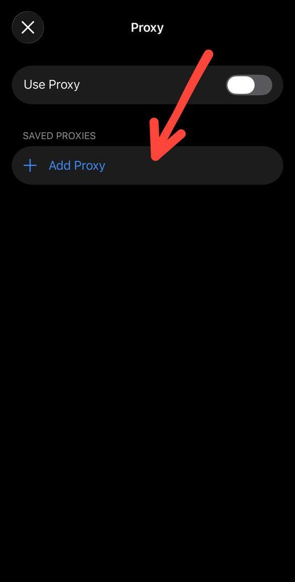 Enabling proxy in Telegram mobile