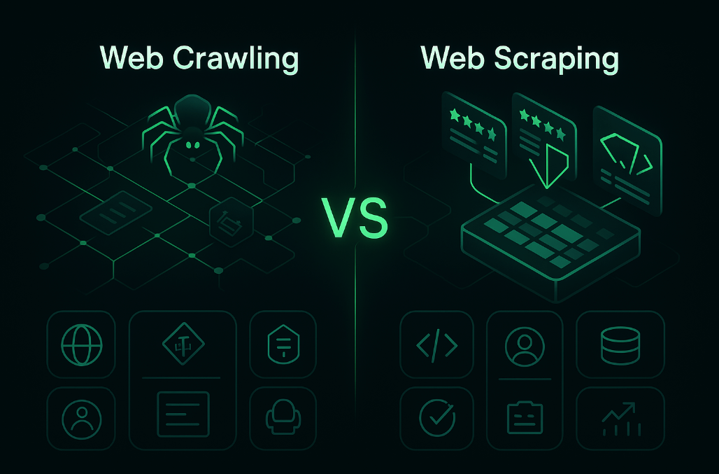 Scraping vs Crawling