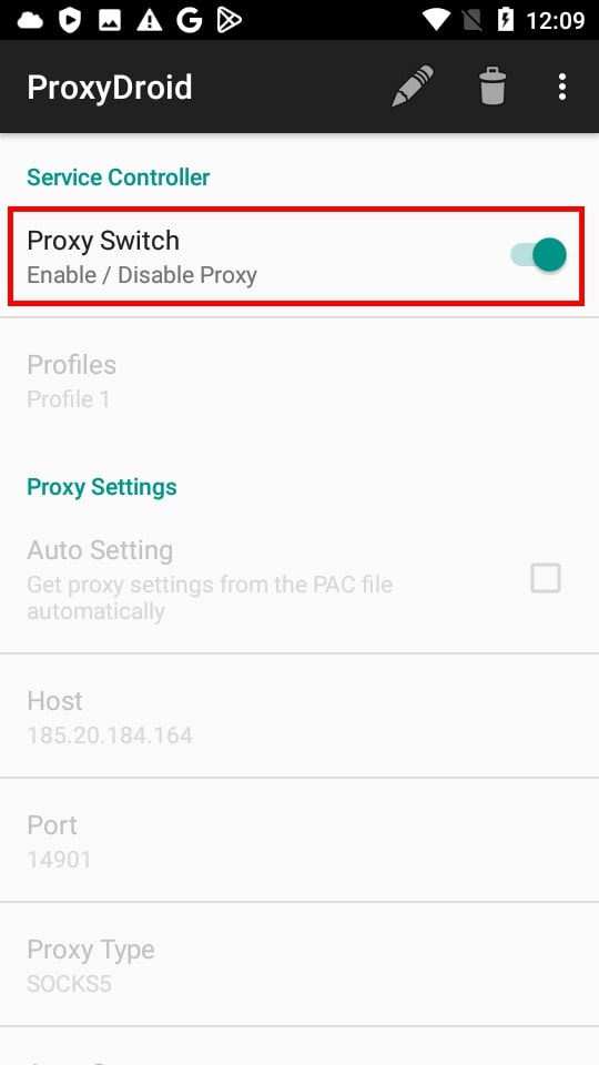 proxydroid proxy android