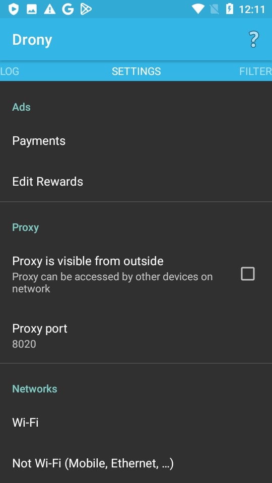 How to set an Android proxy server for Wi-Fi networks