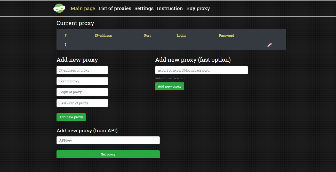 proxy settings chrome