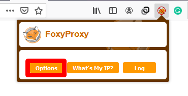 Configuring a Proxy firefox