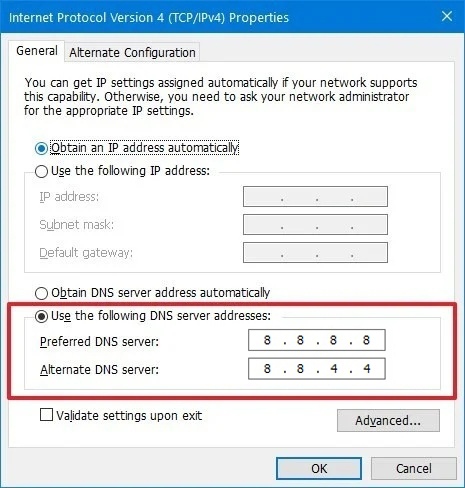 DNS setup