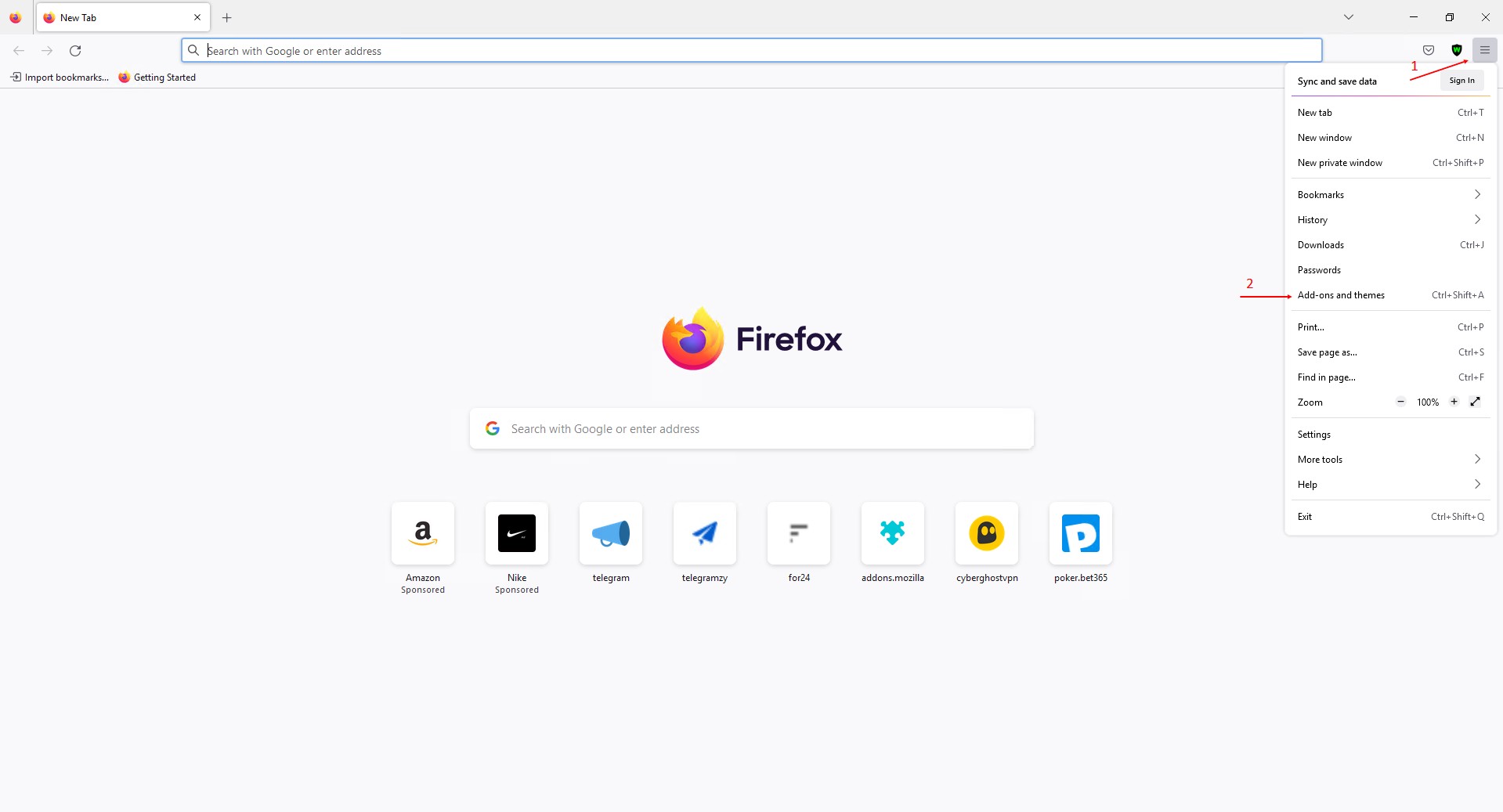 Firefox ProxyControl