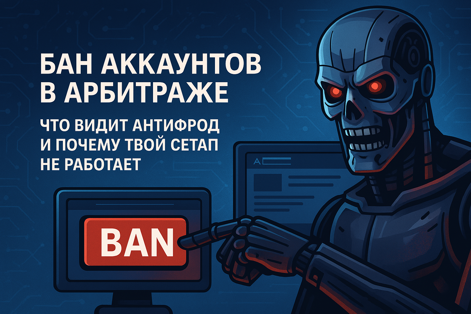 бан аккаунтов