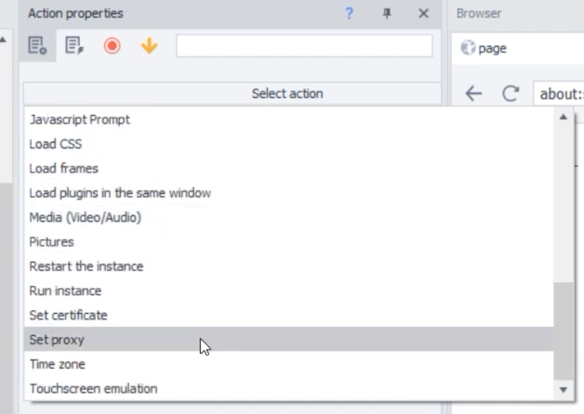настроить прокси