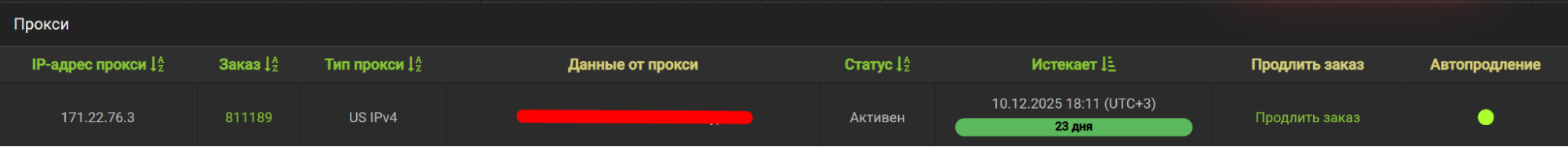 как настроить прокси