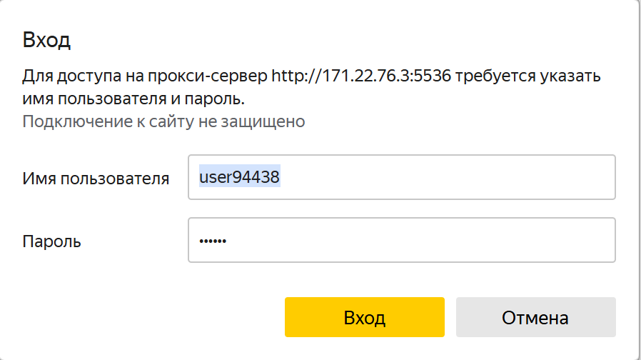прокси для Windows
