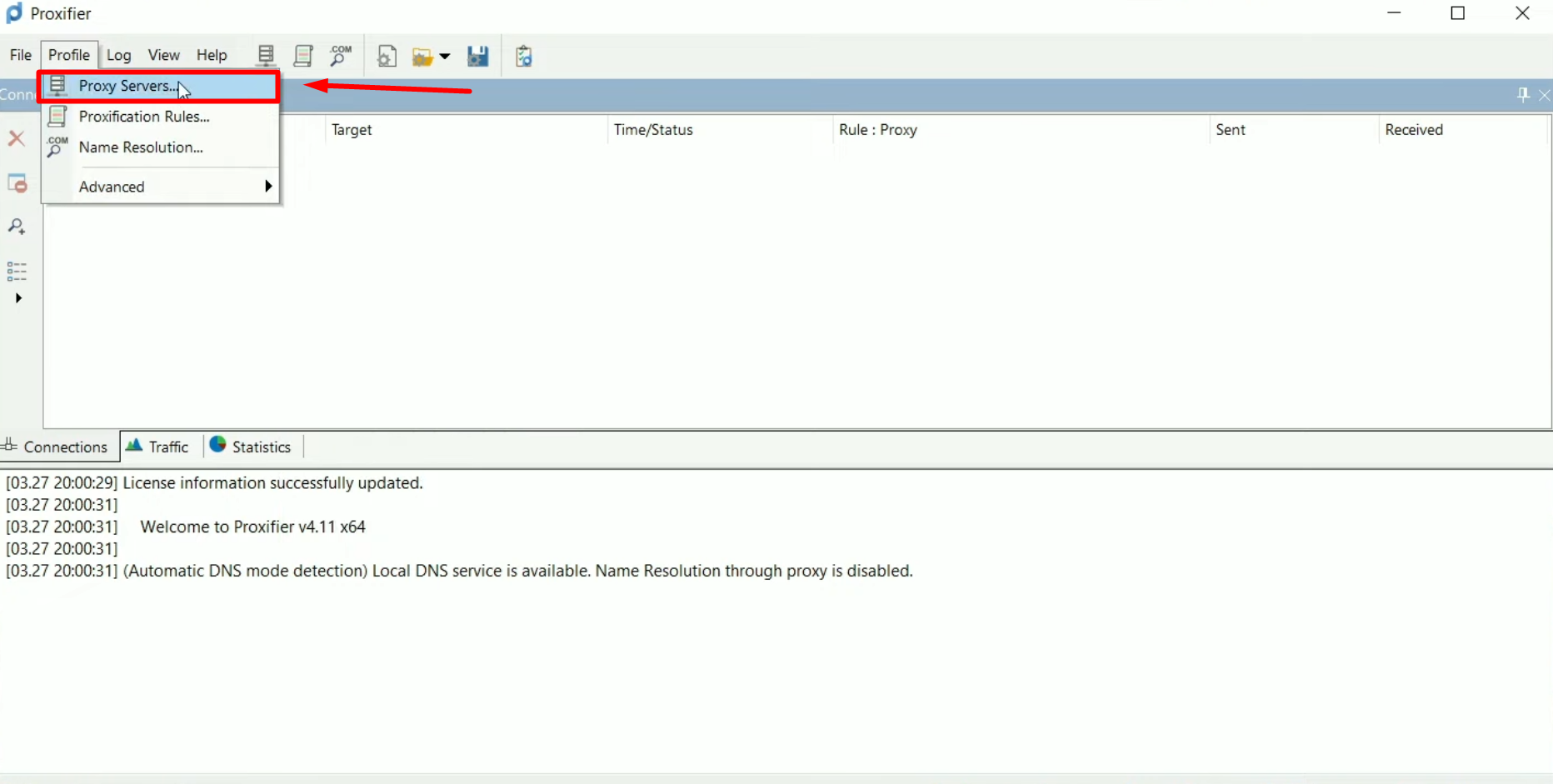 как настроить прокси
