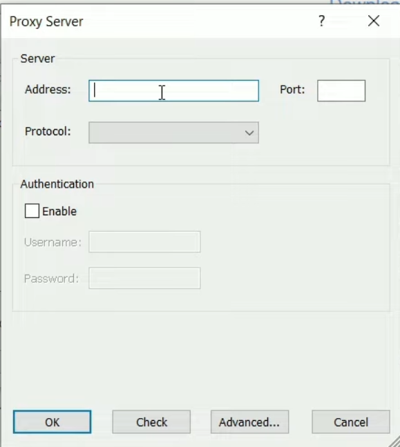 настройка прокси