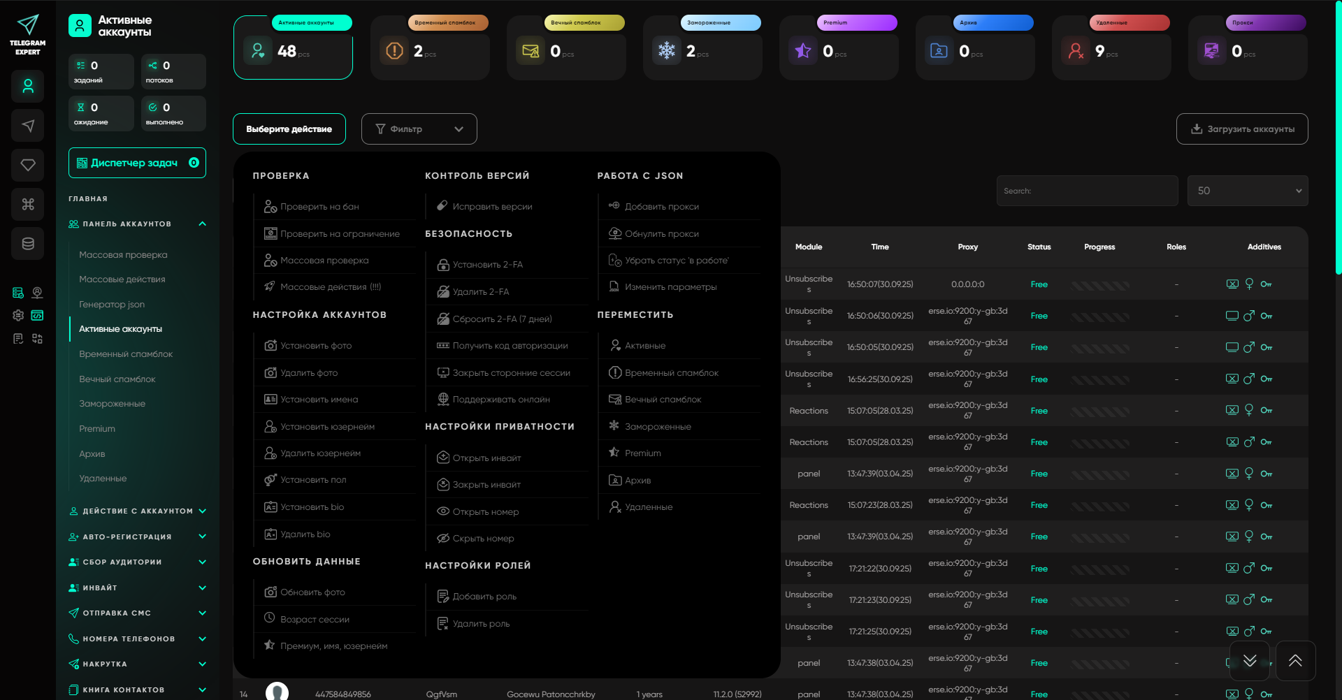 Telegram массовая рассылка