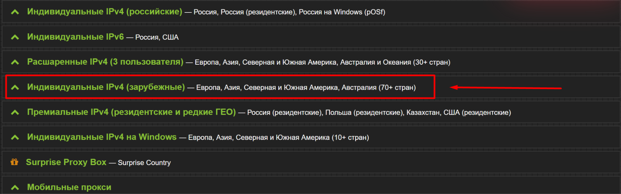 прокси Индонезии