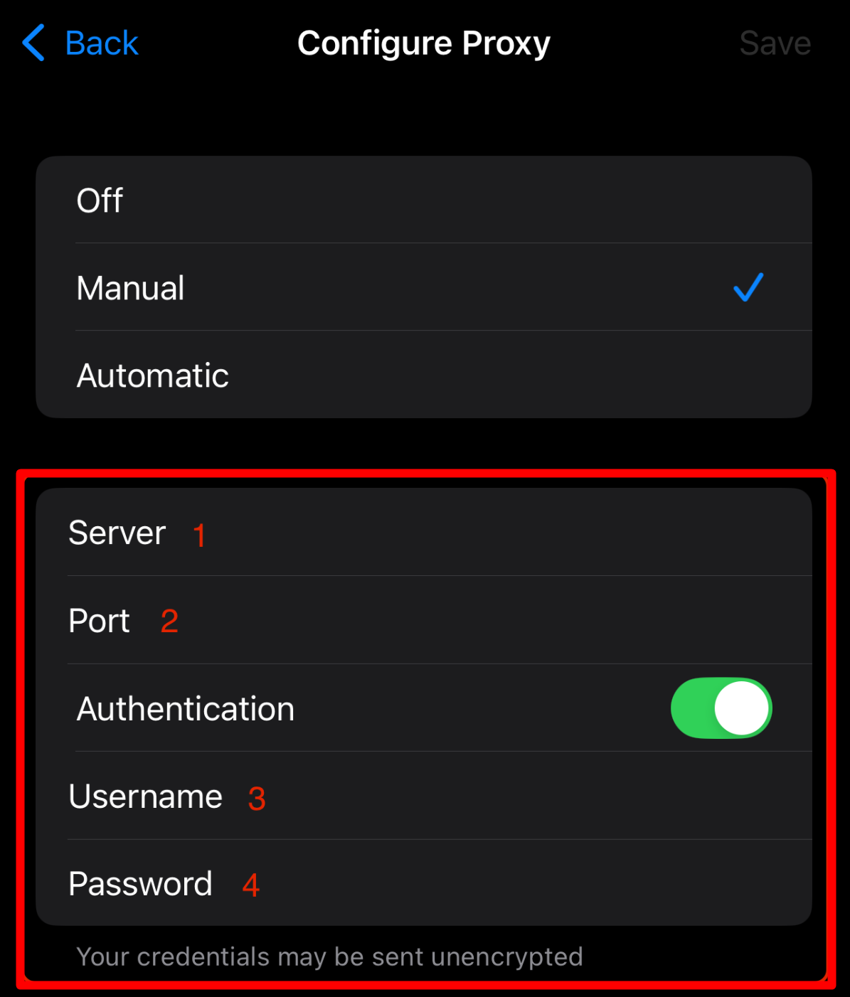 прокси на mac